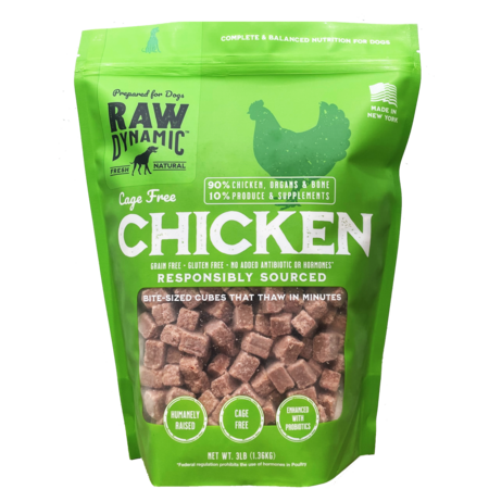 Raw Dynamic Dog Frozen Chicken 3#