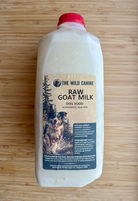 Raw Goat Milk (half-gallon)