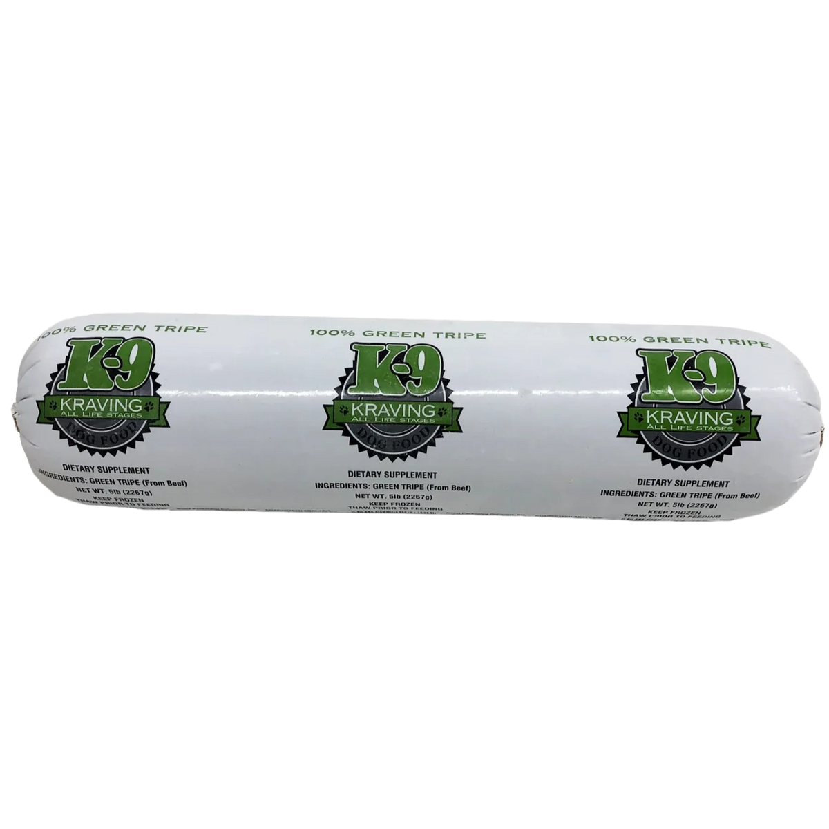 K-9 Kraving Green Tripe 2lb roll