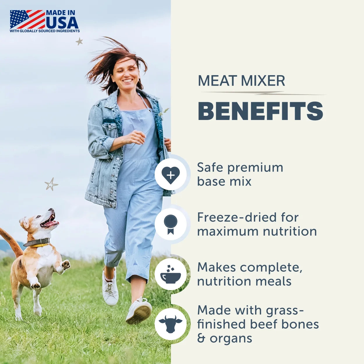 Meat Mixer - Dog Food Base Mix 1.09lb