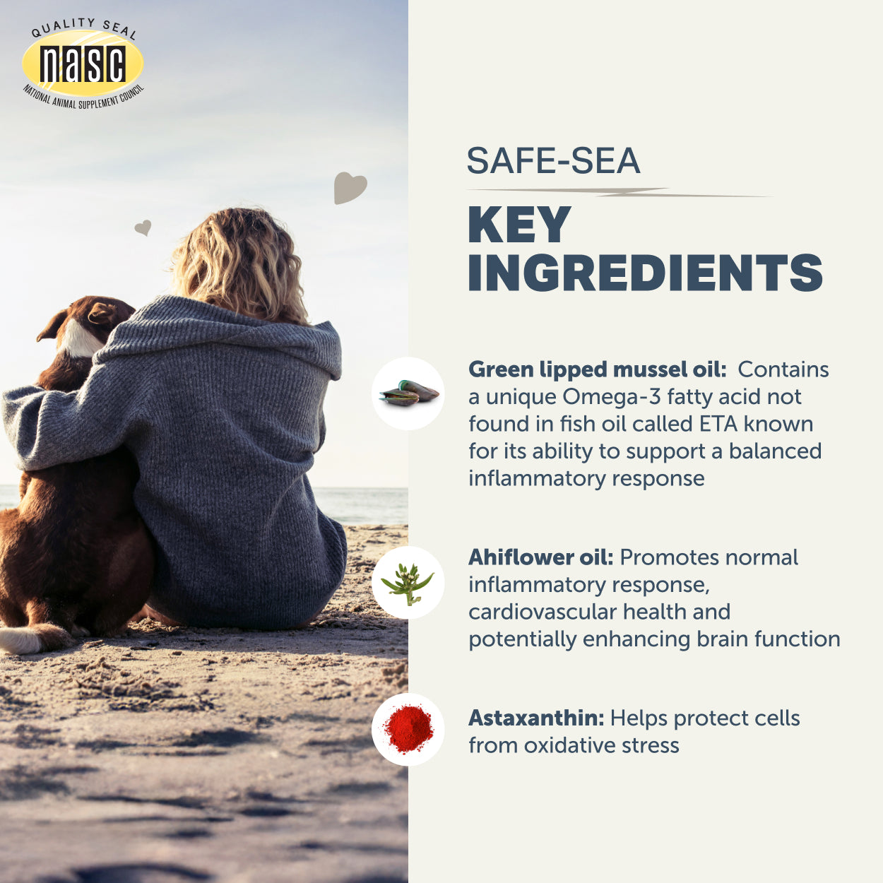 Safe-Sea - Green Lipped Mussel Oil For Dogs - 3.8 fl oz