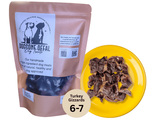 Doggone Offal Turkey Gizzards (6 gizzards)