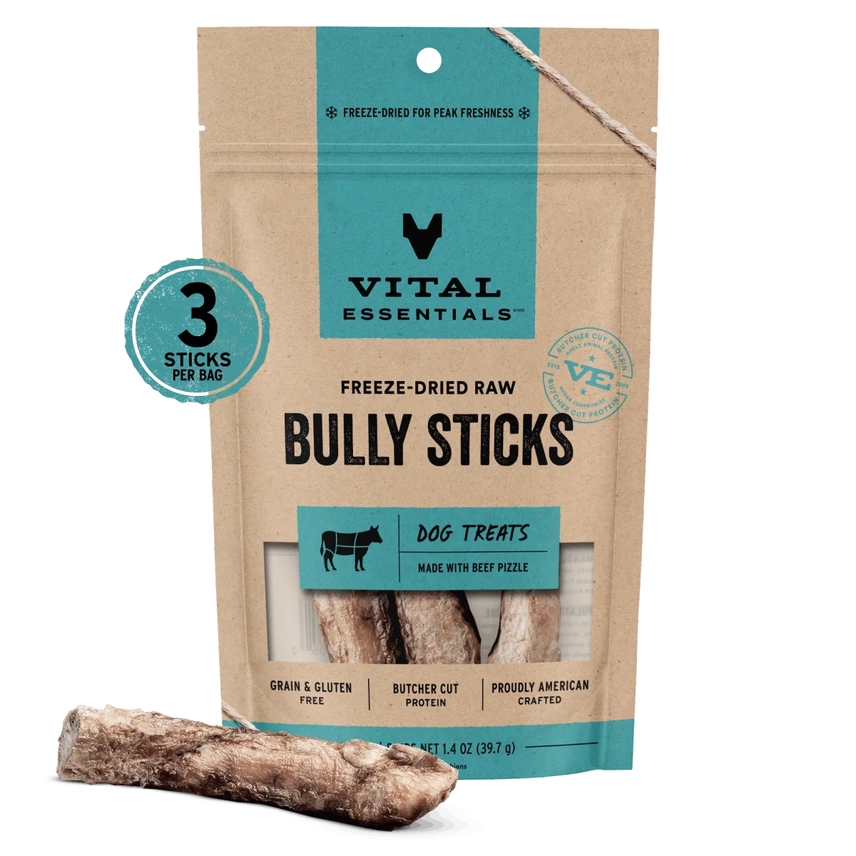 Vital Essentials Bully Sticks 1.4oz