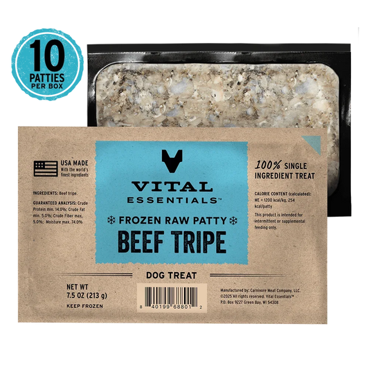 Vital Essentials Beef Tripe 7.5oz patties